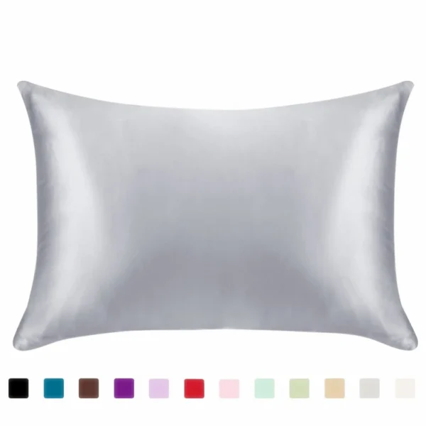 100 Queen Standard Satin Silk Soft Mulberry Plain Pillowcase Cover Chair Seat Square Pillow Cover Decorations 3 Elevate your home with our Silk Soft Mulberry Pillowcase. Crafted from luxurious satin silk, it offers opulent comfort and style for your bedding ensemble