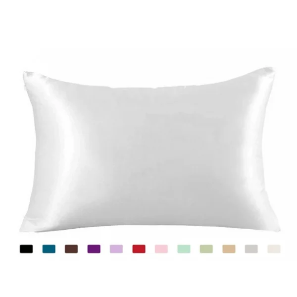 100 Queen Standard Satin Silk Soft Mulberry Plain Pillowcase Cover Chair Seat Square Pillow Cover Decorations 4 Elevate your home with our Silk Soft Mulberry Pillowcase. Crafted from luxurious satin silk, it offers opulent comfort and style for your bedding ensemble