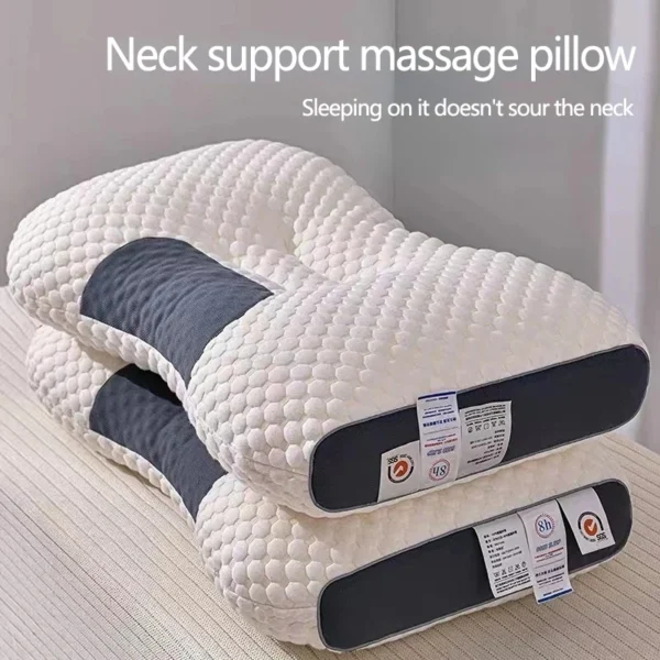 Cervical Orthopedic Neck Pillow Help Sleep And Protect The Pillow Neck Household Soybean Fiber SPA Massage Experience tranquil sleep with our Cervical Support Orthopedic Neck Pillow. Promotes proper alignment and offers multi-functional massage relief.