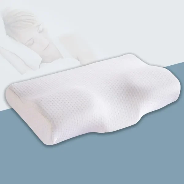 Memory Foam Bed Orthopedic Pillow Neck Protection Slow Rebound Memory Pillow Butterfly Shaped Health Cervical Neck 5 Experience blissful sleep with Memory Foam Bed Orthopedic Pillow. Butterfly-shaped design offers neck support and alleviates pressure points for restful nights