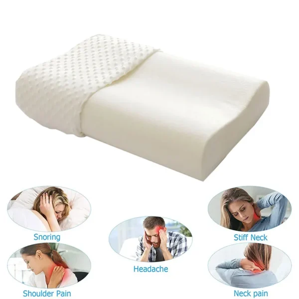 Orthopedic Memory Foam Bedding Pillow 50 30CM Wave Shape Neck Protection Pillow Slow Rebound Sleeping Pillows 2 Experience restful sleep with our Orthopedic Memory Foam Bedding Pillow. Wave-shaped design offers neck support for rejuvenating sleep.