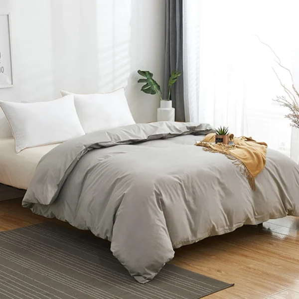 Cotton Duvet Cover Monochrome Comforter Cover Single Double King Size Solid Color Quilt Cover High Quality 1 Revamp your bedding with our Cotton Duvet Cover Monochrome Comforter Cover. Crafted from high-quality cotton, this solid color quilt cover promises luxurious comfort and style. Elevate your sleep sanctuary effortlessly.